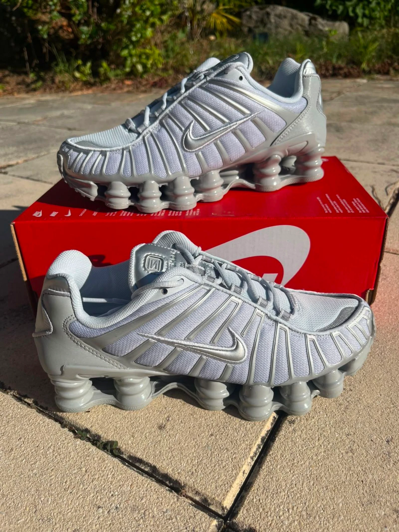 Nike Shox TL Platino Plata Y2K Nuevas Auténticas Tamaño 39 Zapatillas Hombre Mujer Con Caja – photo 8